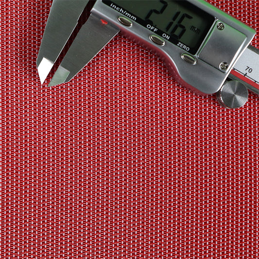 Double red round non-woven mesh curtain PET/20×7/L/S9350