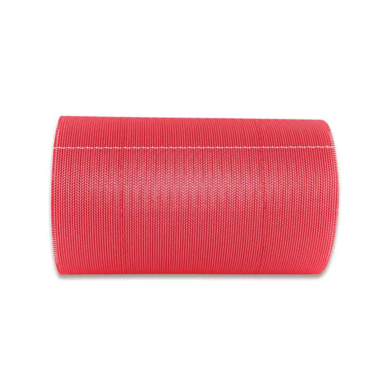 Red flat 3759 non-woven mesh curtain PET/18×10.5/S/0H10165