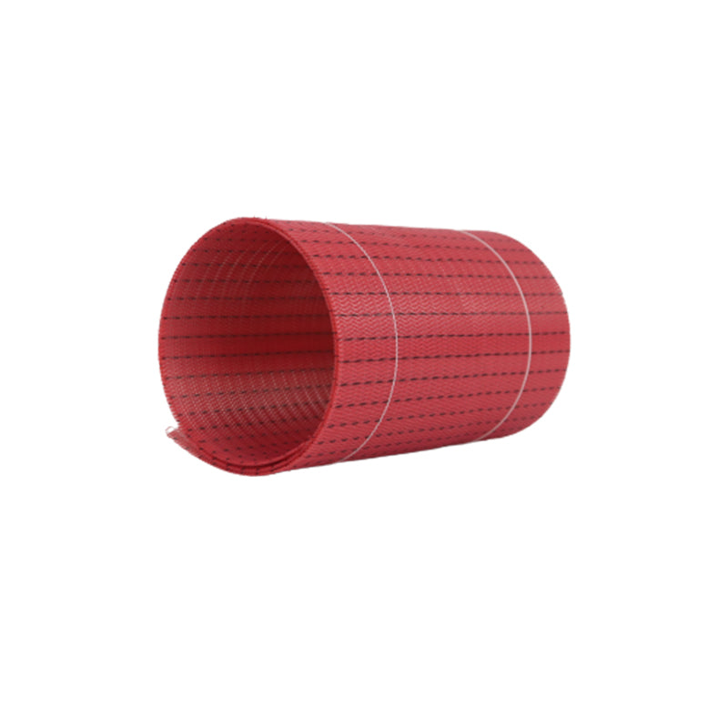 Red round antistatic non-woven mesh curtain PET/20×11.5/L/0H11706