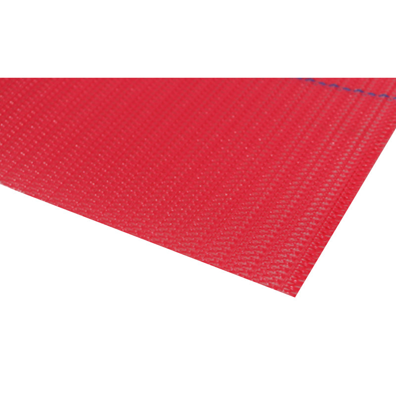 Ordinary red flat non-woven mesh curtain PET/18×10.5/L/0H9873