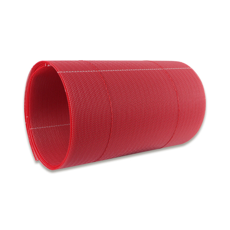 Red flat 3759 non-woven mesh curtain PET/18×10.5/S/0H10165
